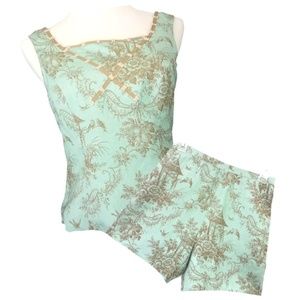 2 Piece Top & Shorts Set Sz 4